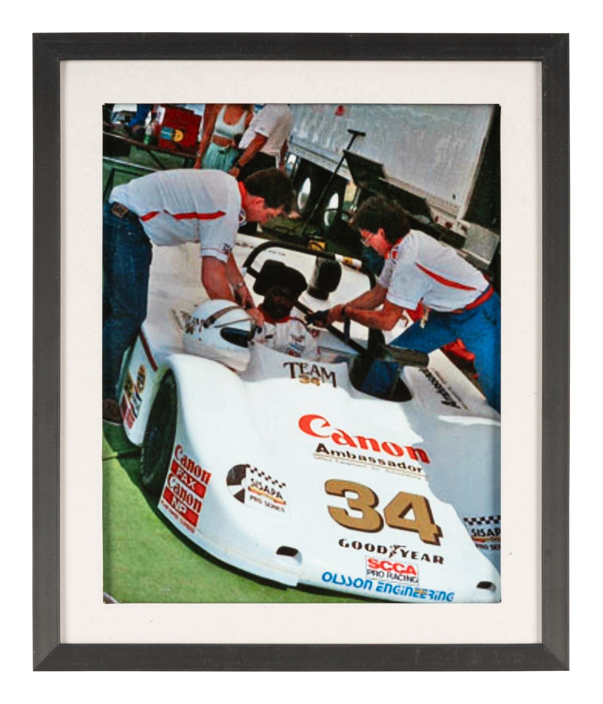 An Exceptionally Rare Walter Payton Race Used Signed Custom Auto Racing Helmet