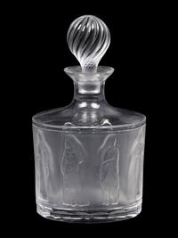 A Lalique Femmes Antiques Decanter and Twelve Glasses