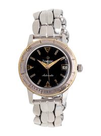 ZODIAC, STEEL 'SEAWOLF' WRISTWATCH