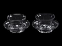 A Pair of Anglo-Irish Cut Glass Jars