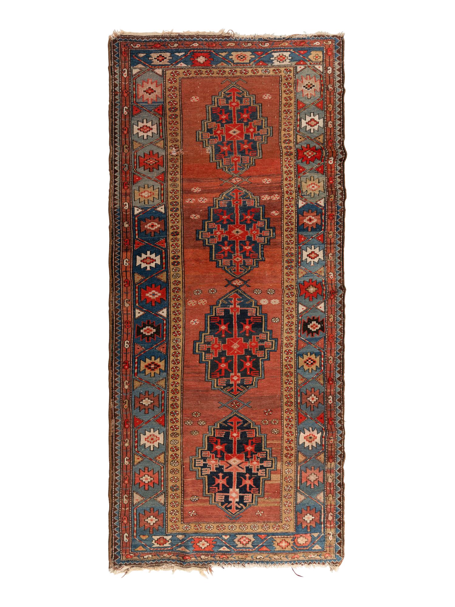 A Kurdish Malayer Wool 'Gallery' Rug