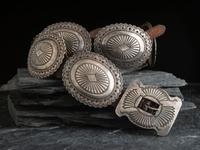 Early Navajo Second Phase Ingot Concha Belt