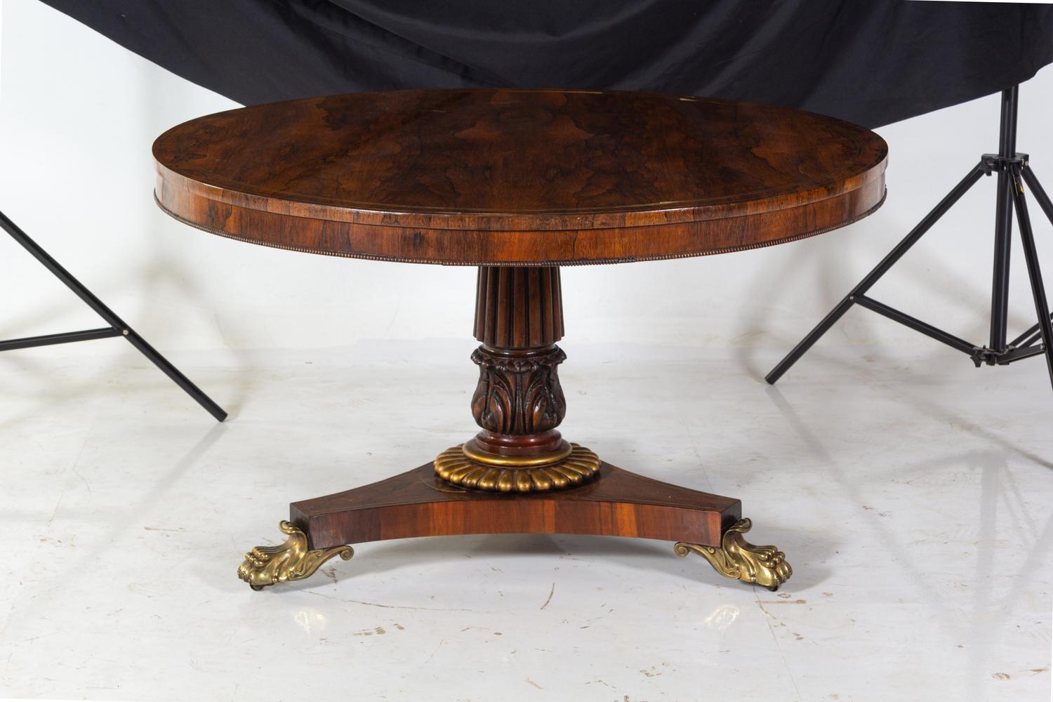 A Regency Rosewood Breakfast Table
