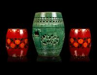 Three Chinese Garden Stools