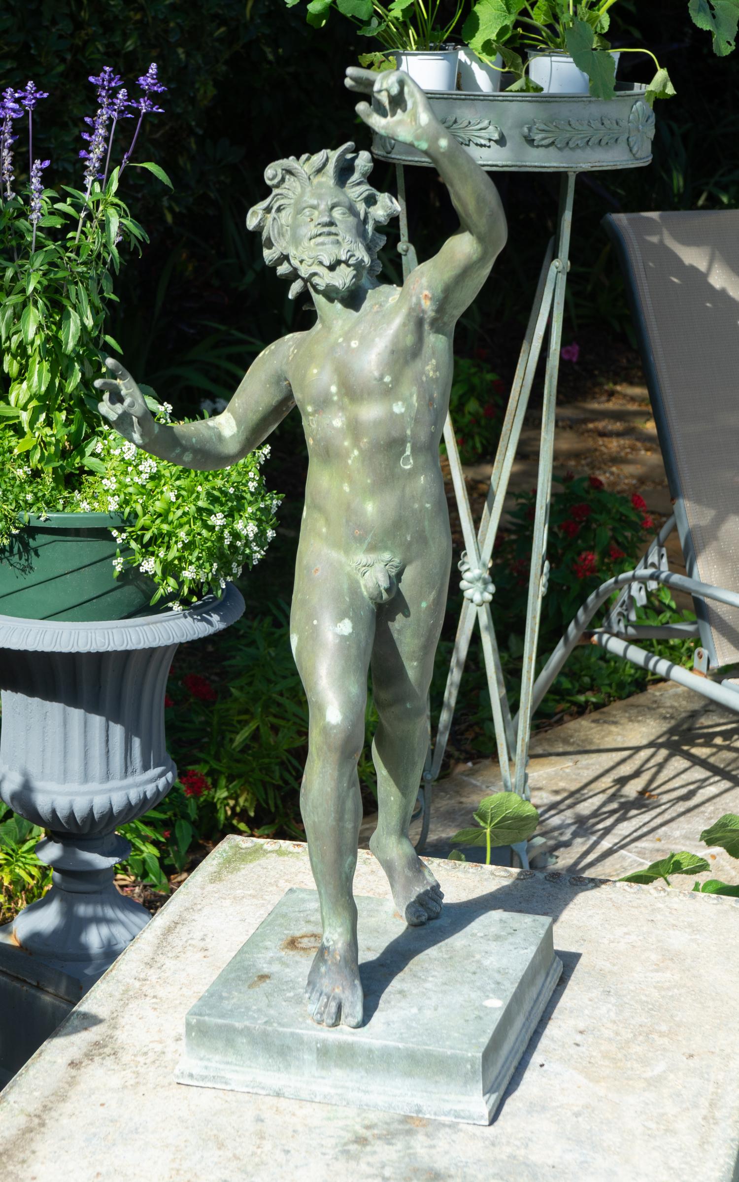 A Cast Metal Figure of Pan — 20TH CENTURY