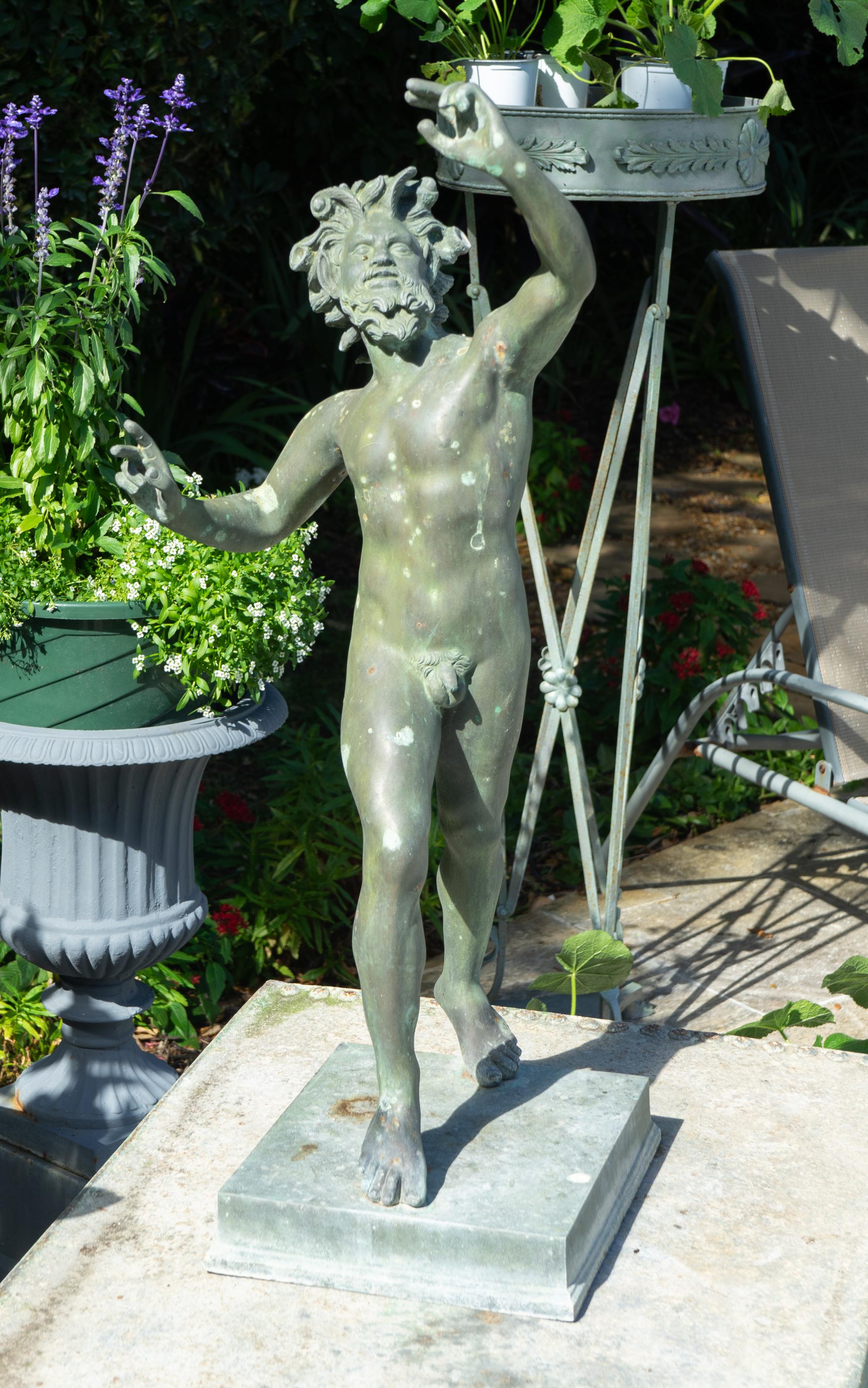 A Cast Metal Figure of Pan — 20TH CENTURY