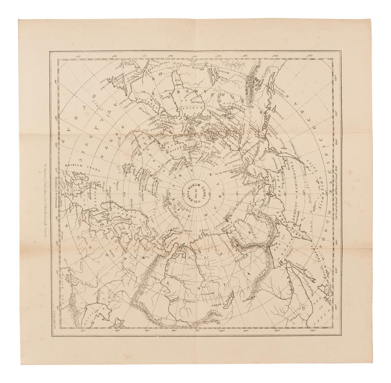 SHILLINGLAW, John Joseph (1830/31-1905). A Narrative of Arctic Discovery. With the Details of the Measures Adopted by Her Majesty's Government for the Relief of the Expedition under Sir John Franklin . London: William Shoberl, 1850.