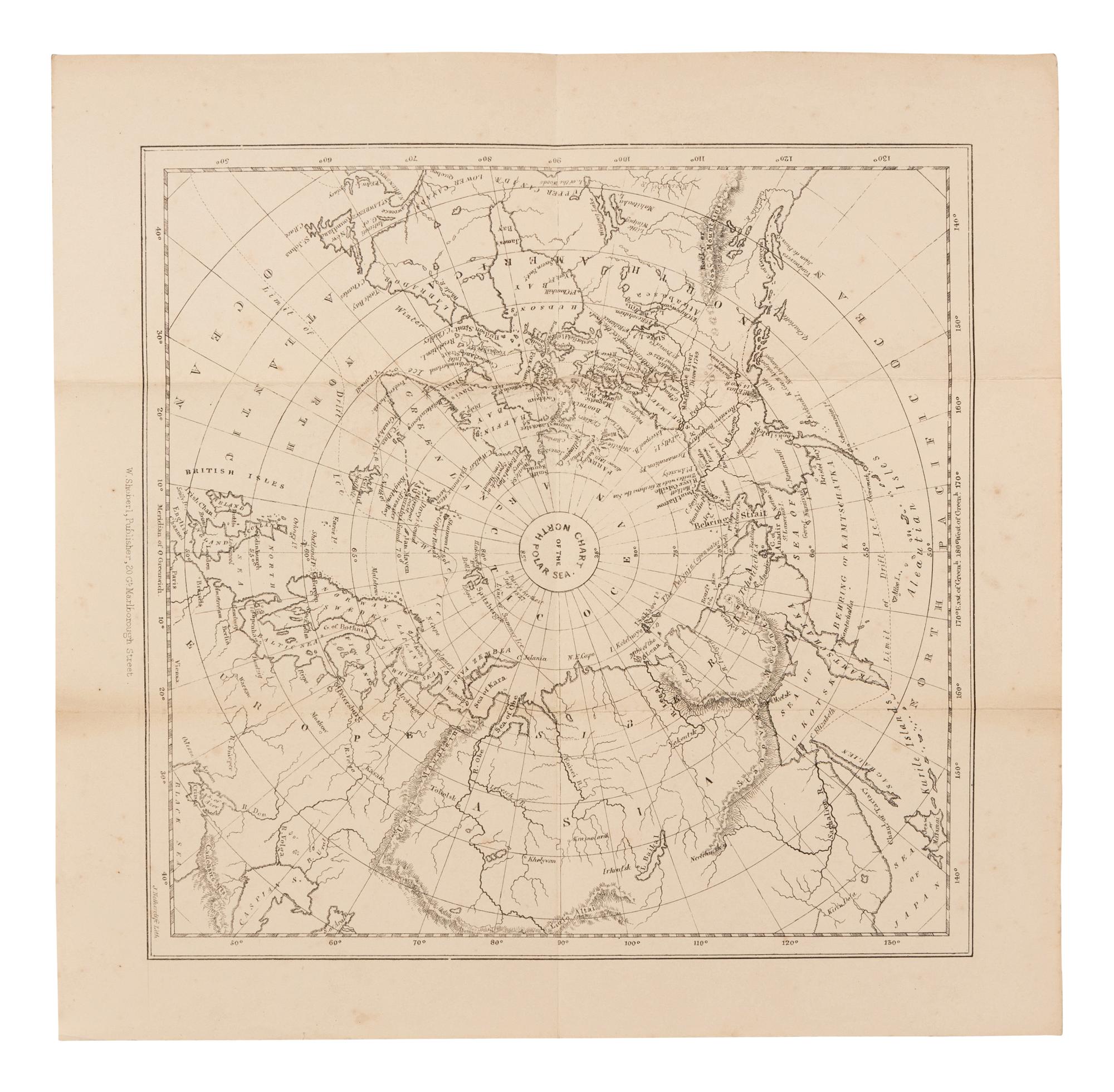SHILLINGLAW, John Joseph (1830/31-1905). A Narrative of Arctic Discovery. With the Details of the Measures Adopted by Her Majesty's Government for the Relief of the Expedition under Sir John Franklin . London: William Shoberl, 1850.