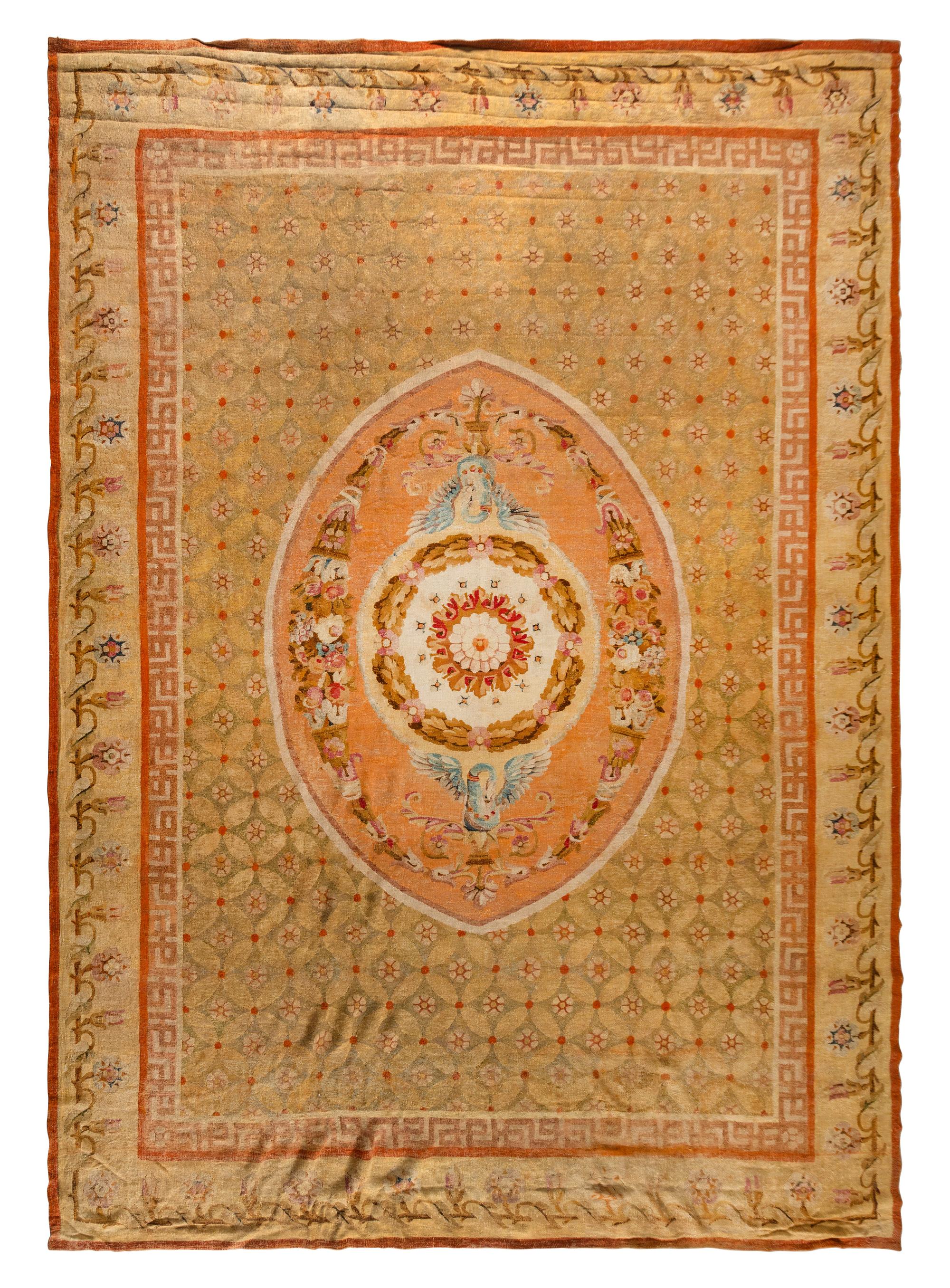 An Aubusson Style Wool Rug