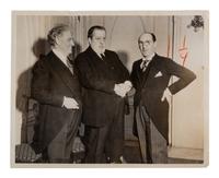 [19TH AND 20TH-CENTURY COMPOSERS AND CONDUCTORS]. A group of 6 photographs, photographic prints, or cartes de visite of opera conductors and composers from the 19th and 20th century, most signed, comprising images of:
