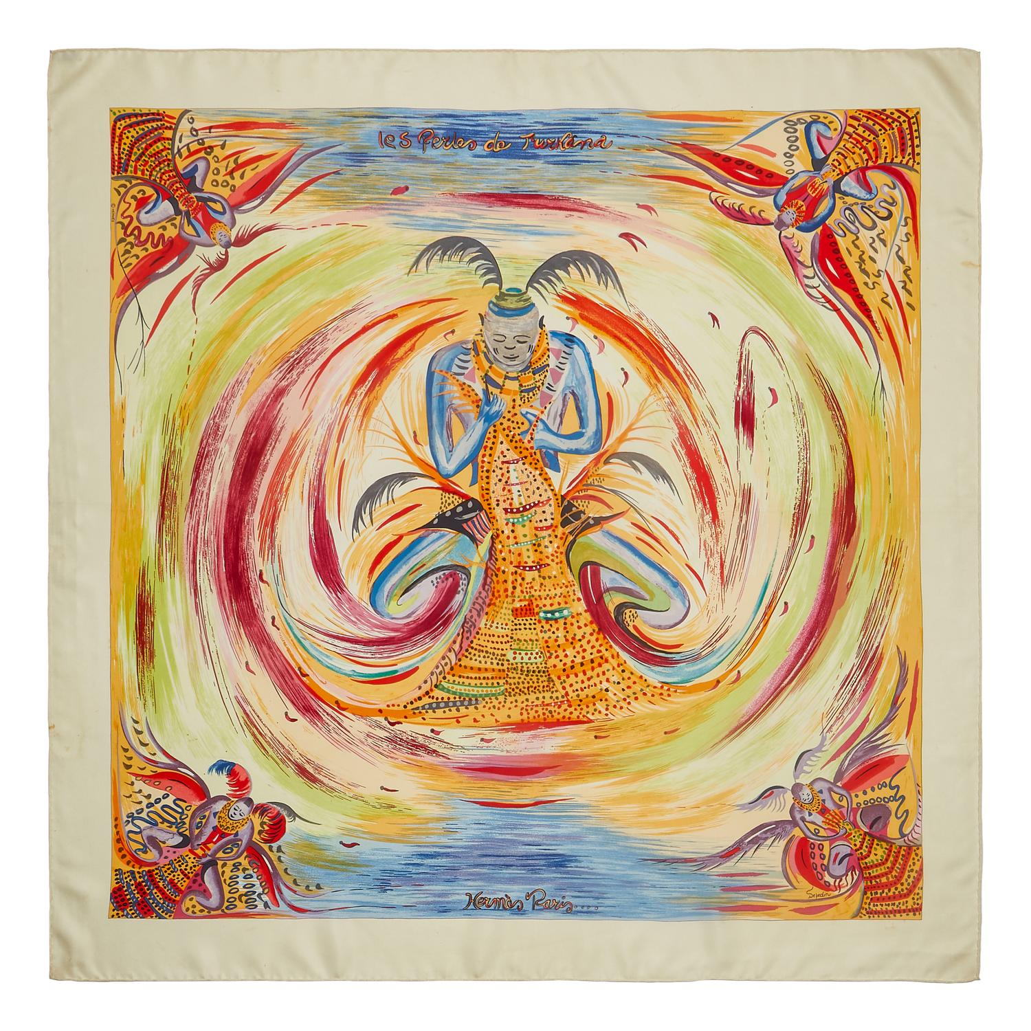 Three Hermès Scarves