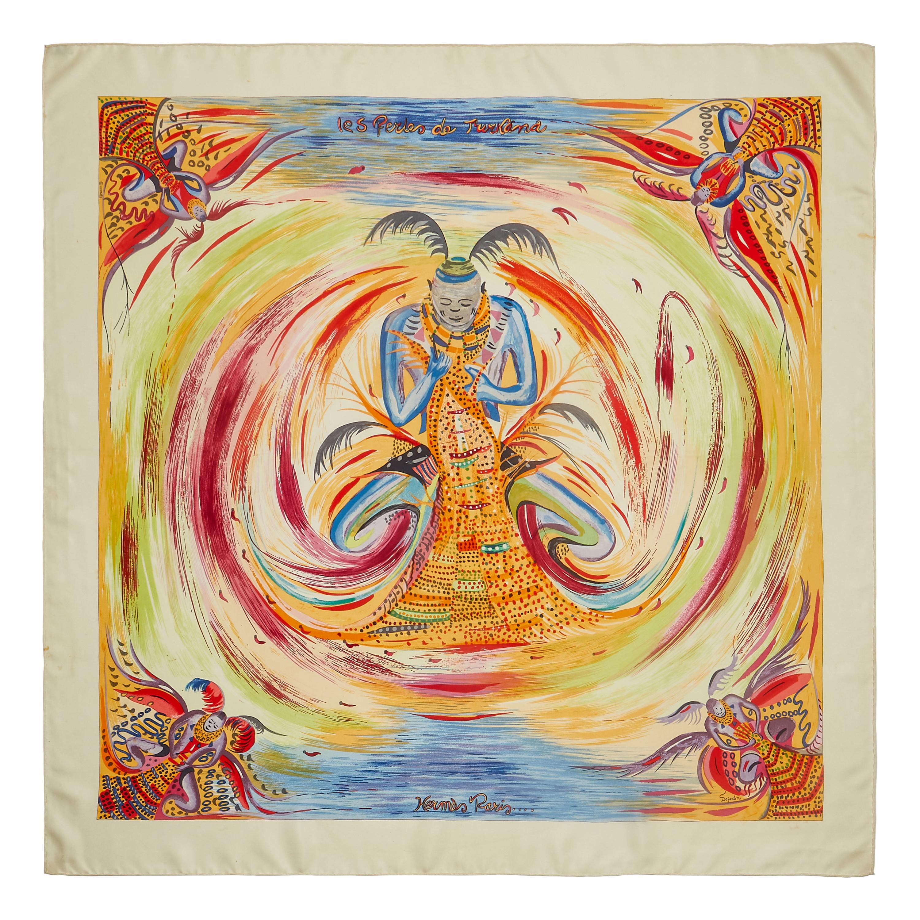 Three Hermès Scarves