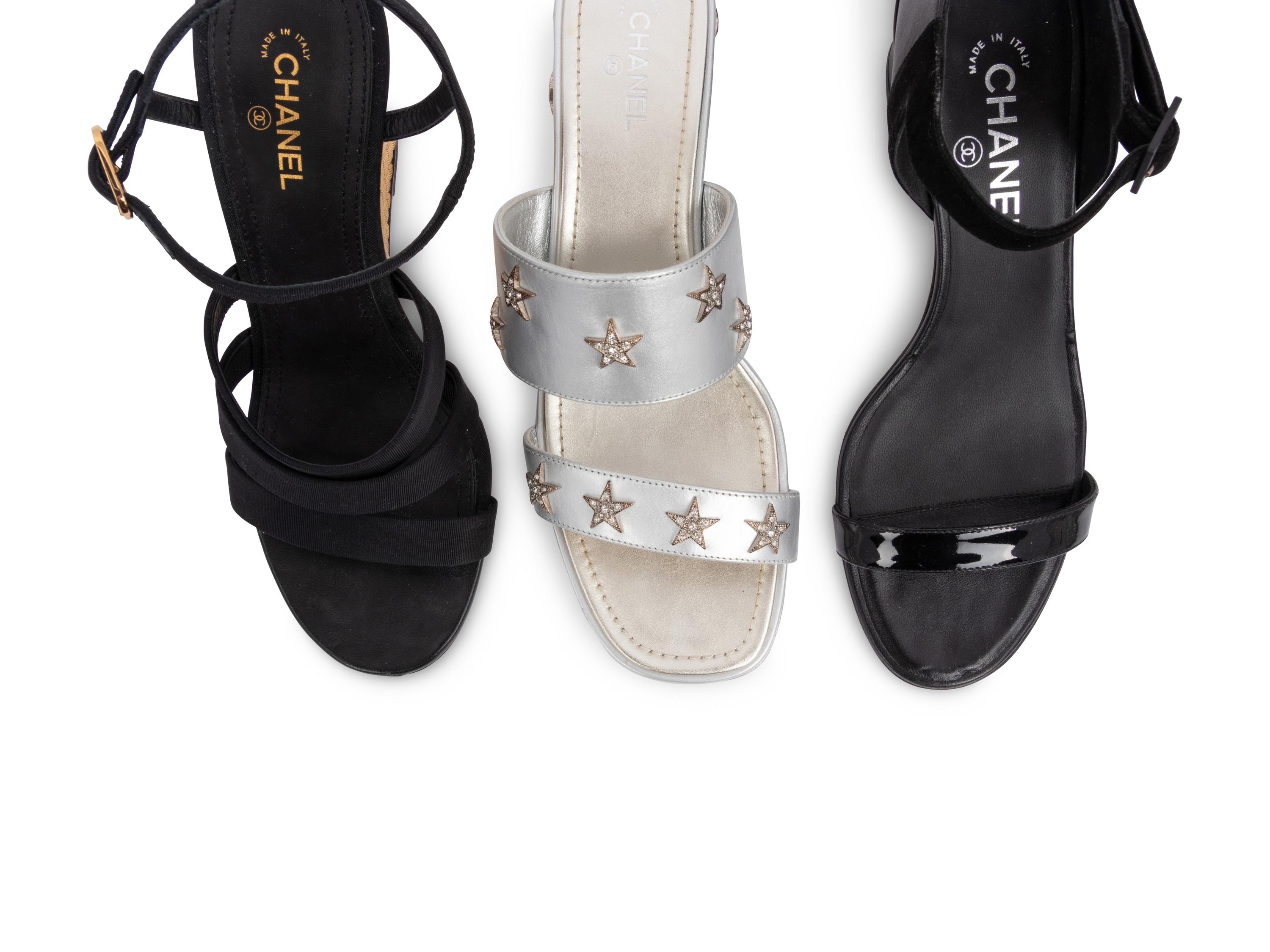 Three Pairs of Chanel Shoes. 2017-18
