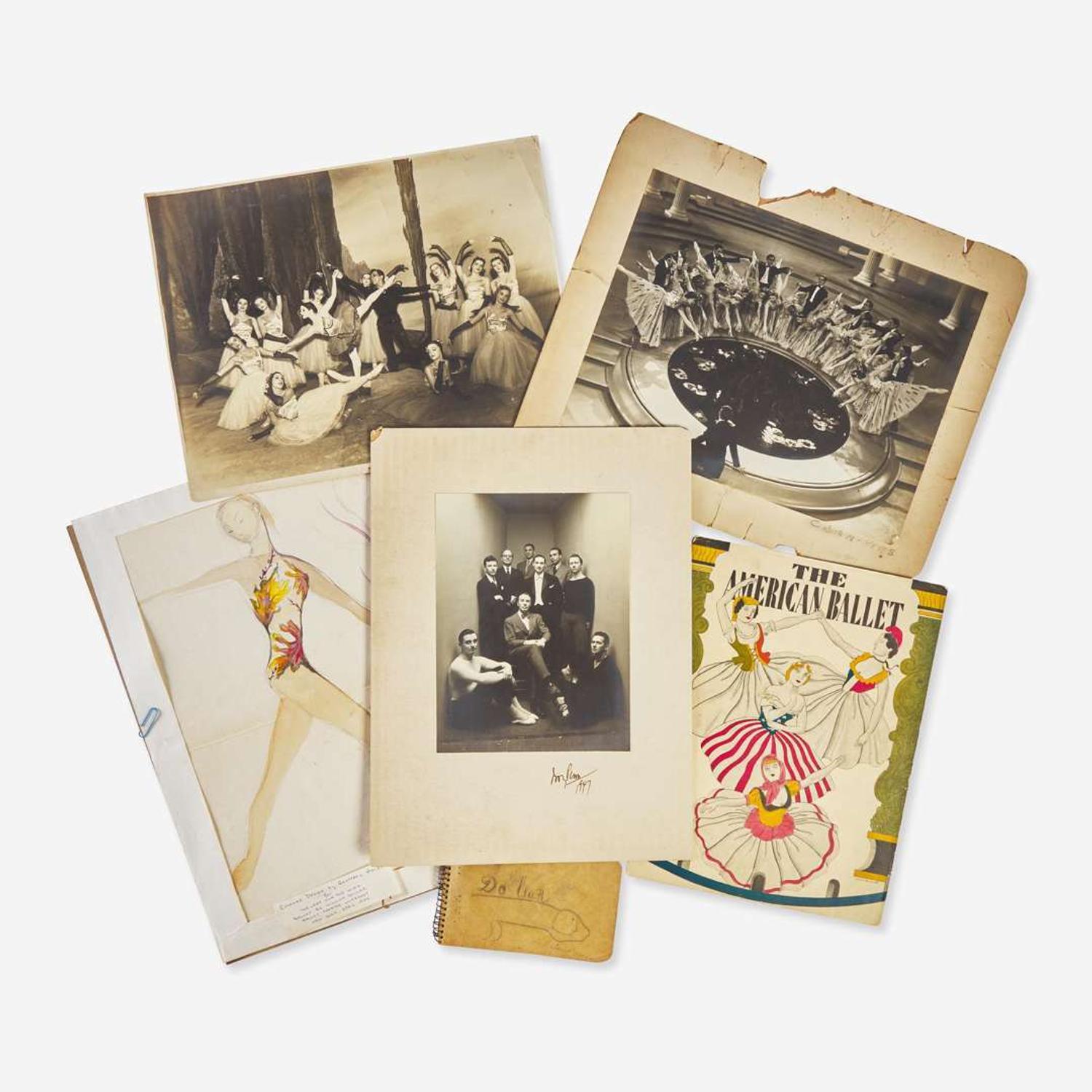 [Performing Arts] [Balanchine, George] Mini-Archive from Ballerina Yvonne Patterson, Early Student of George Balanchine