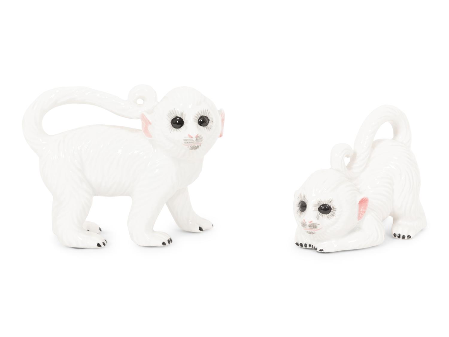 A Group of Five Italian Ceramic Animal Figures