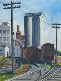 Buildings with Grain Elevator