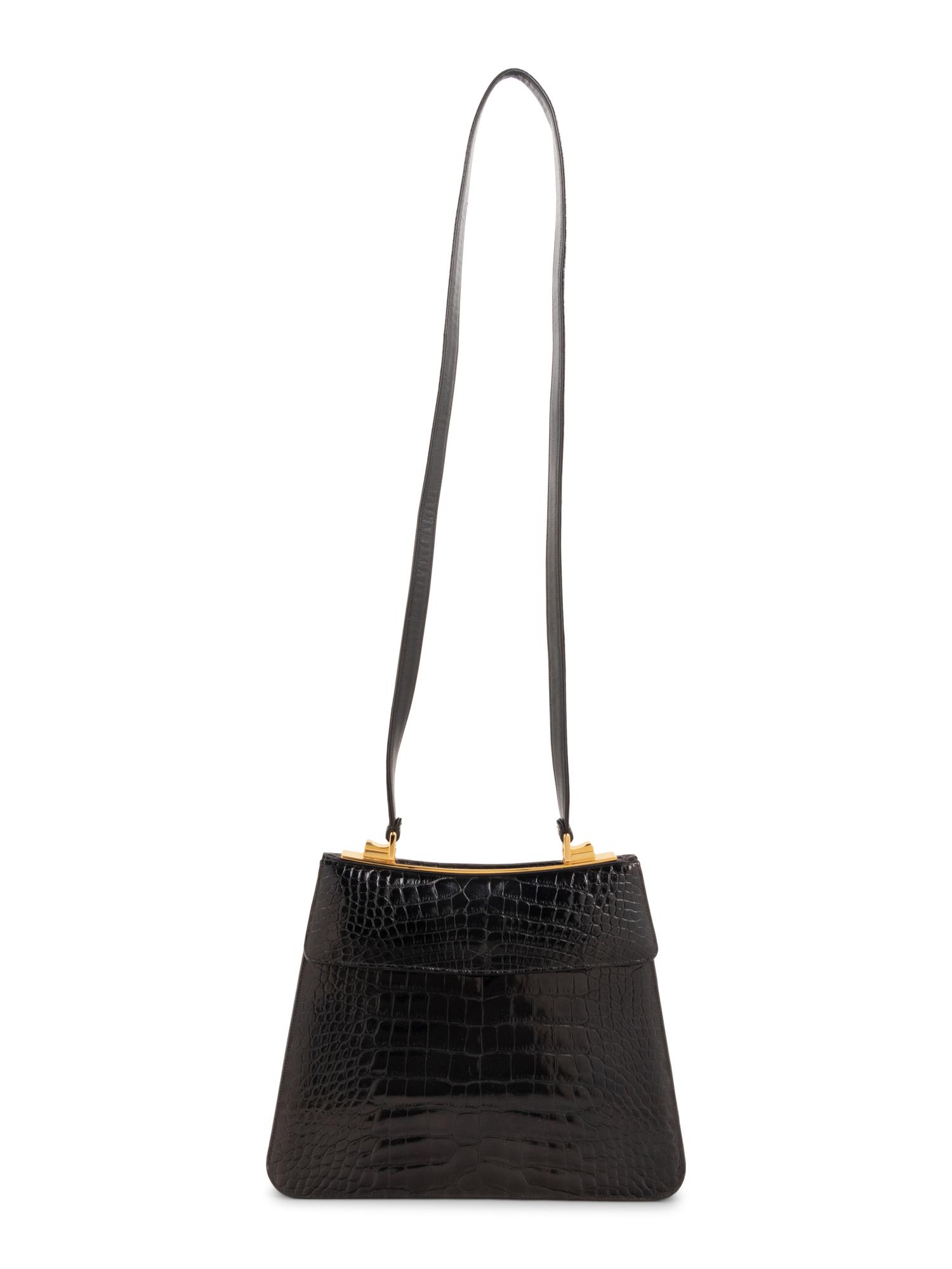 Judith Leiber Alligator Flap Bag