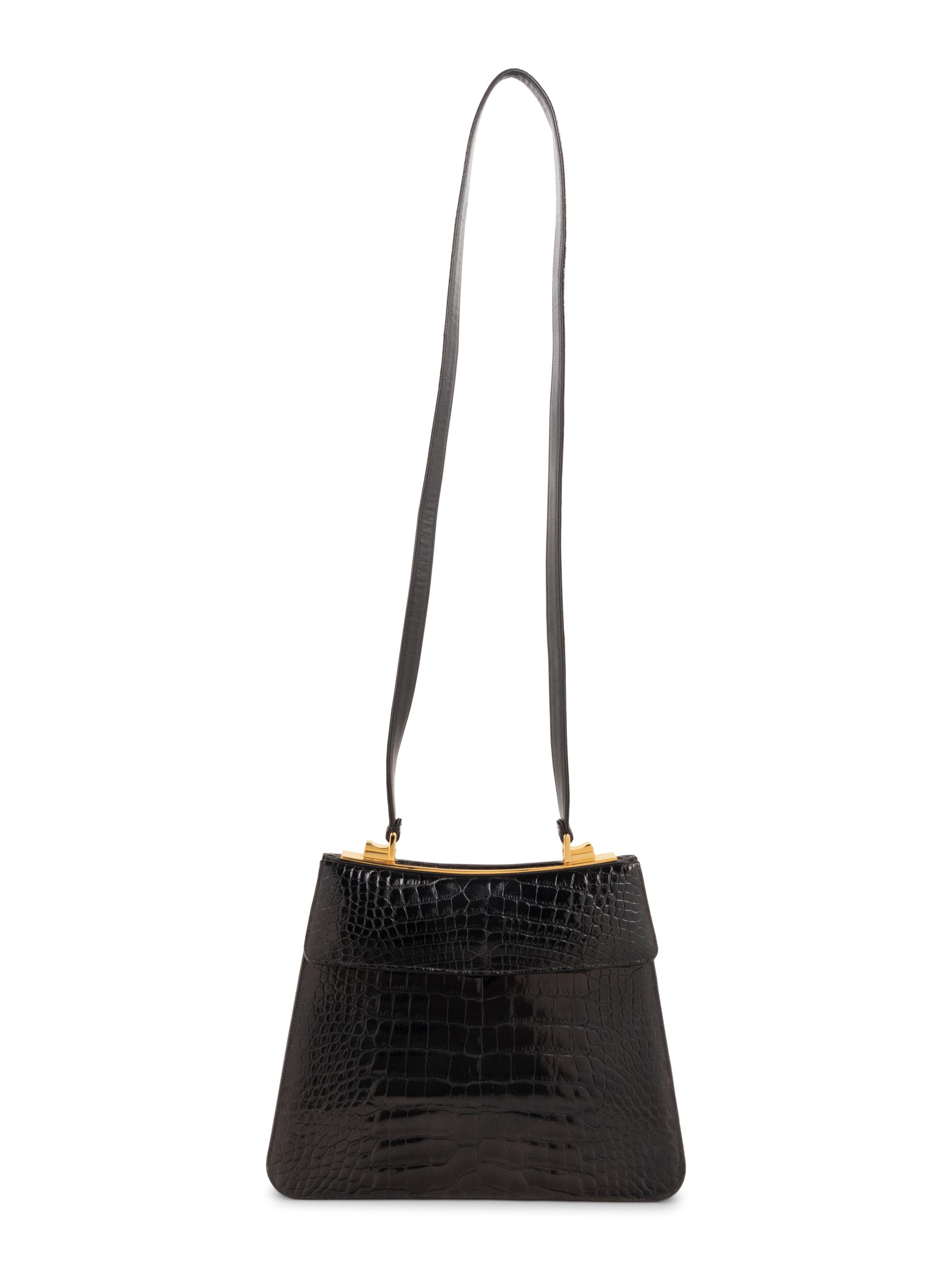Judith Leiber Alligator Flap Bag