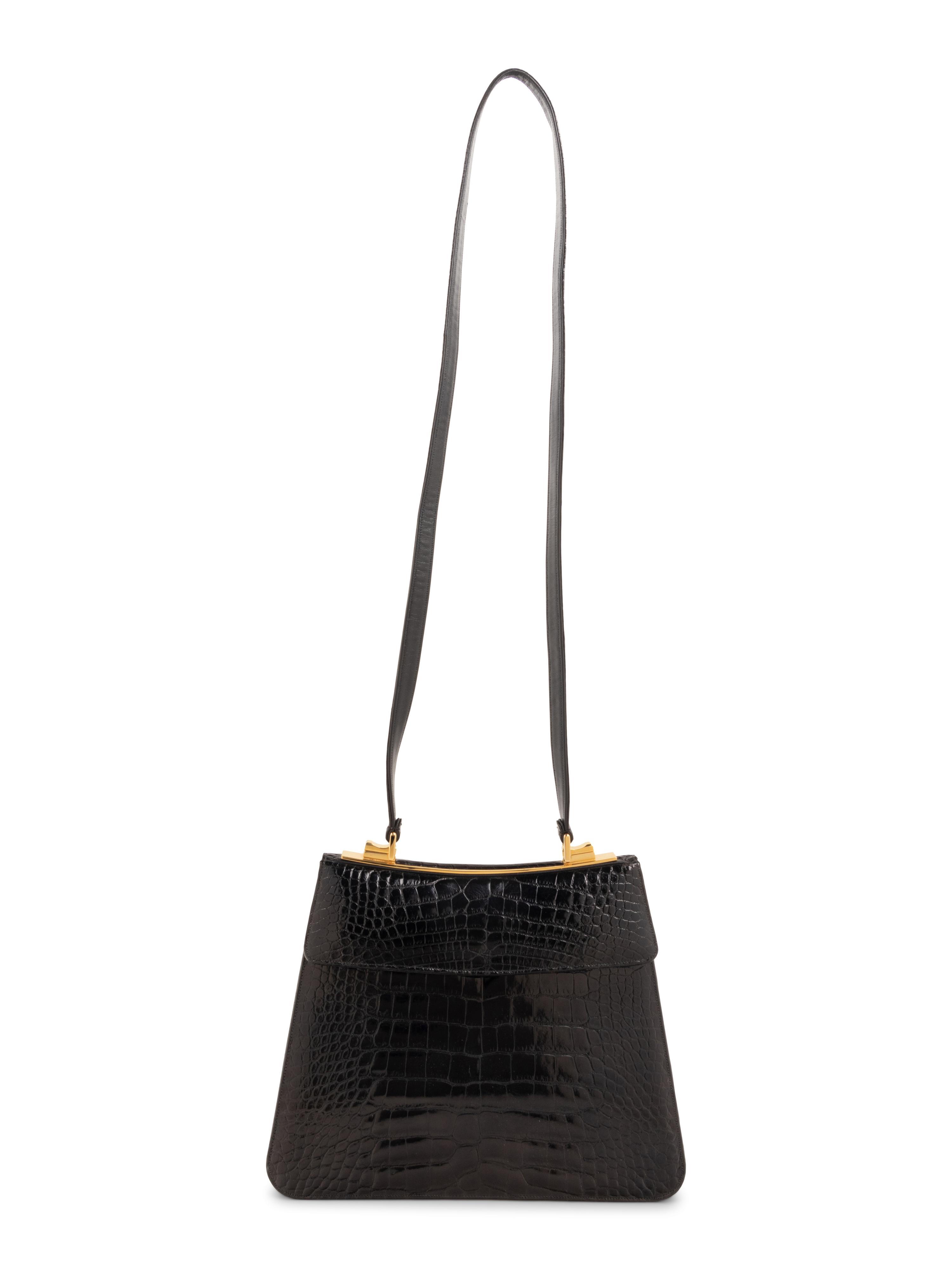 Judith Leiber Alligator Flap Bag
