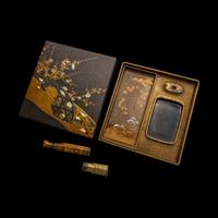A Japanese Lacquer Writing Box, Suzuribako, Edo Period 日本江戶時代 蒔繪硯箱