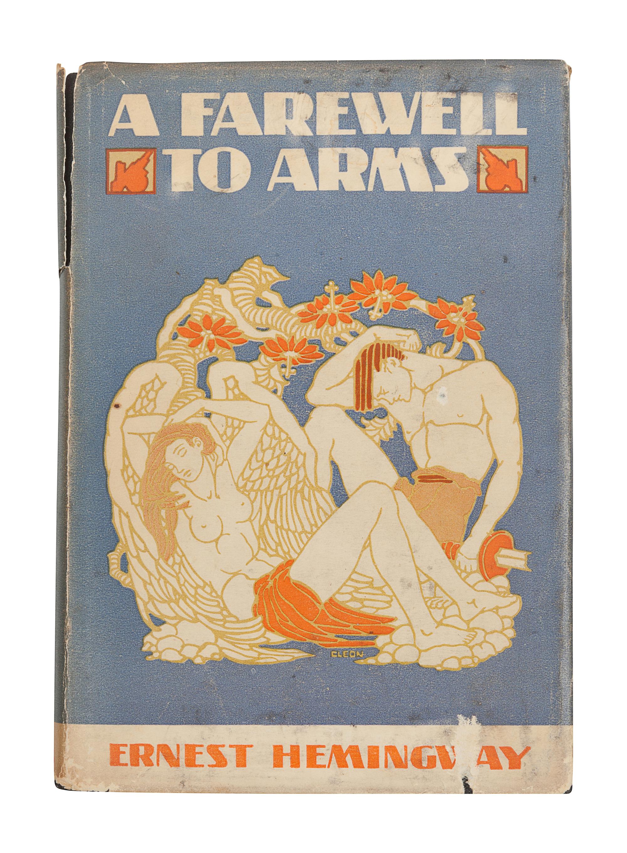 HEMINGWAY, Ernest (1899-1961). A Farewell to Arms . New York: Charles Scribner’s Sons, 1929.