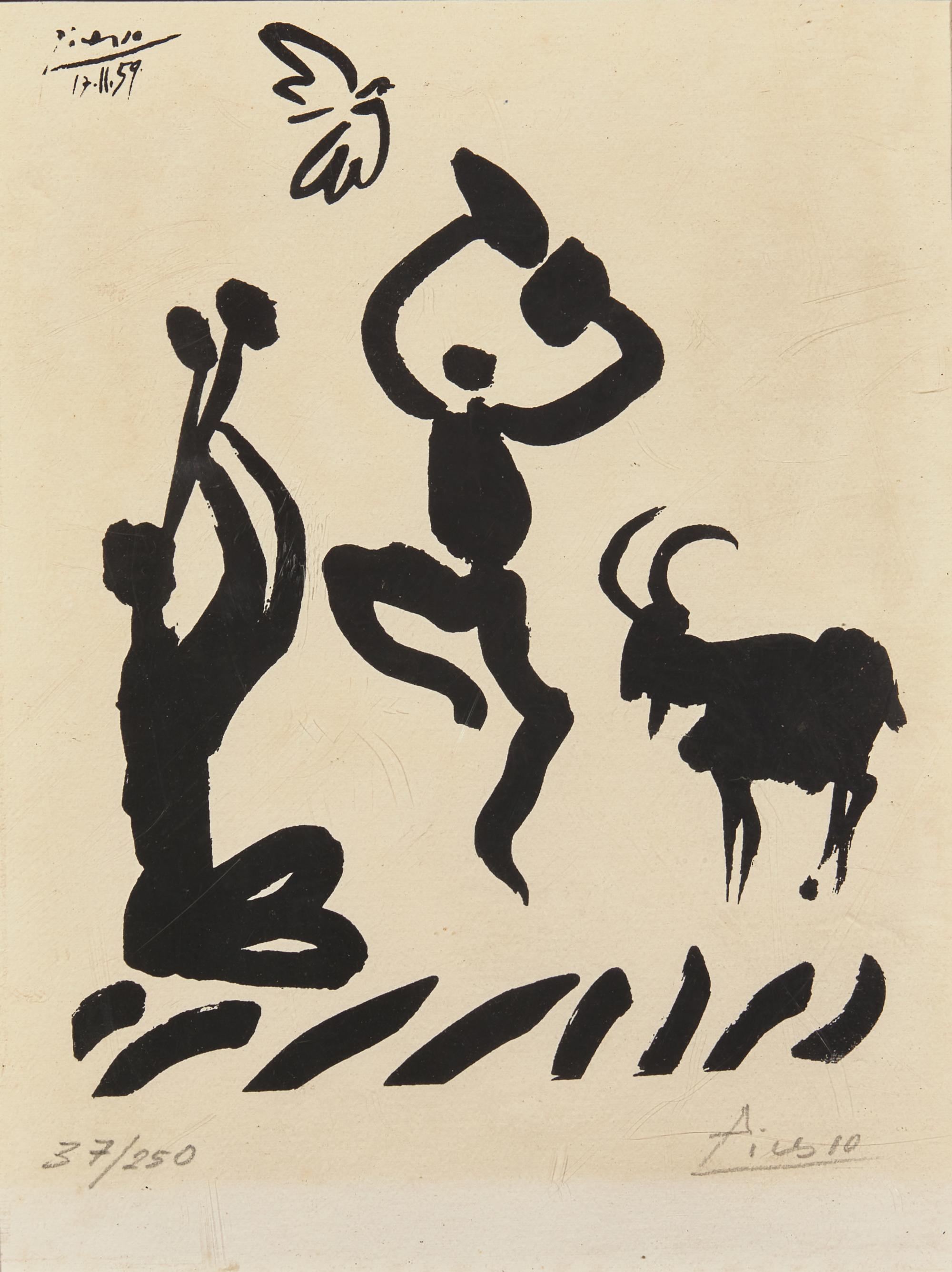 Le Joueur de Flute (The Flute Player); together with ; L'Oevre Grave de Picasso 1966