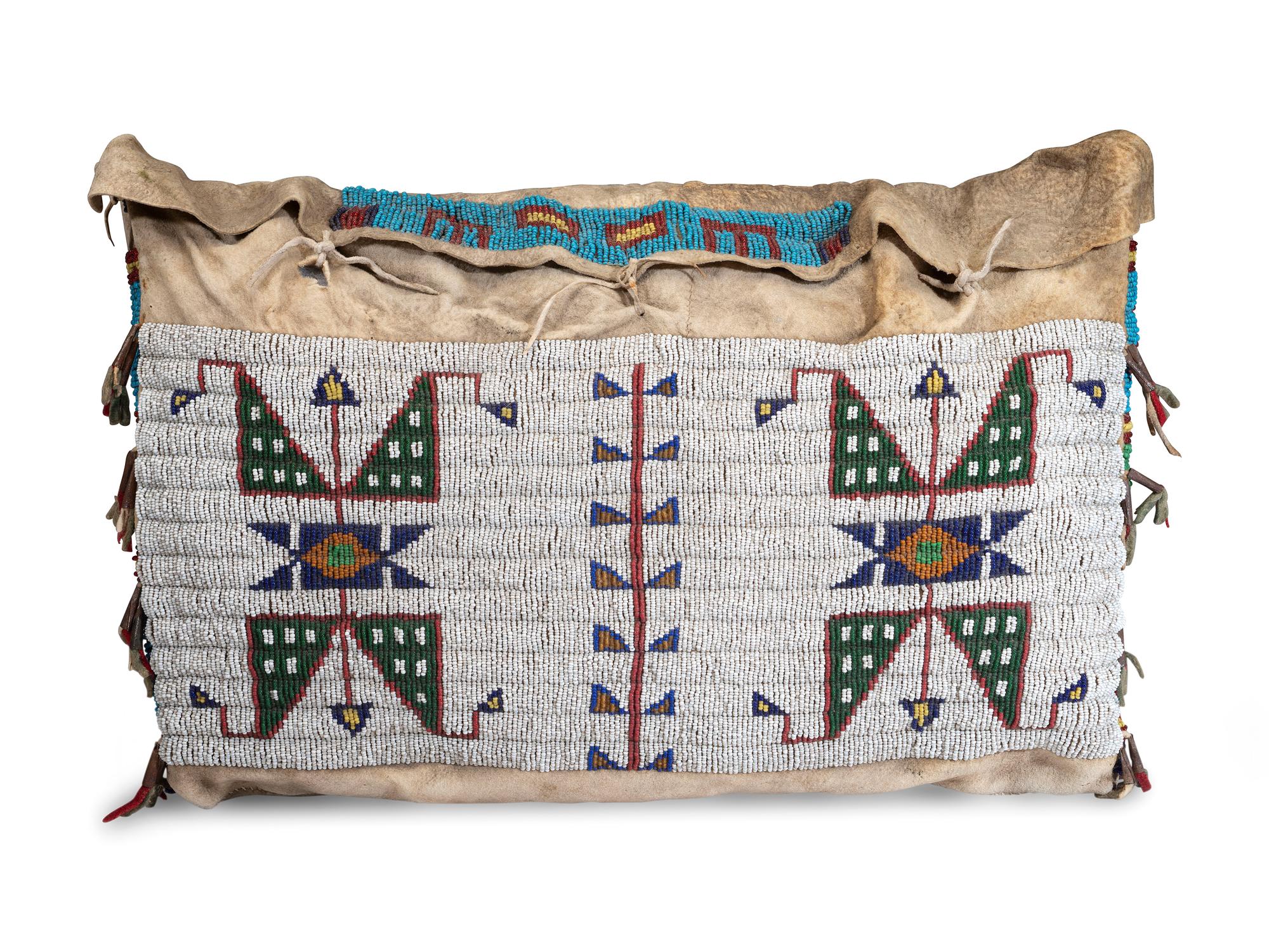 Sioux Beaded Hide Possible Bag
