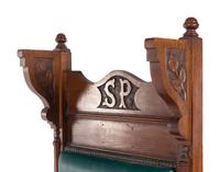 A Jacobean Style Carved Oak Armchair