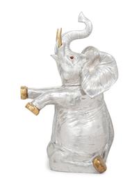 A Large Arthur Court Silvered and Gilt Metal Elephant-Form Wine Cooler