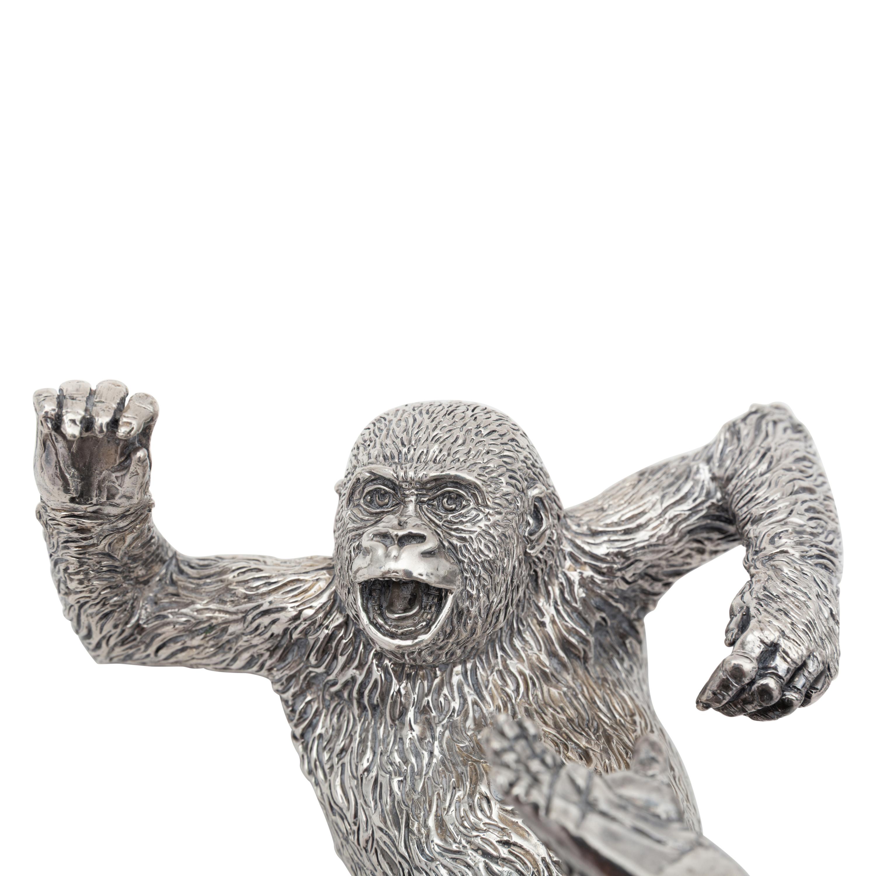 Patrick Mavros (London and Harare, Zimbabwe, Est. 1978) — A Pair of Adolescent Gorillas at Play, 2001