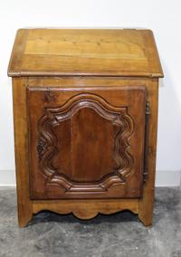A Baroque Revival Front Slant Desk Height 36 x width 27 x depth 18 3/8 inches.