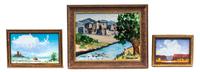 Various Artists, (20th Century), Pueblo Scene by Ginger Lee (20th Century); Landscape Scene by Robert Draper (American, 1938-2000) and