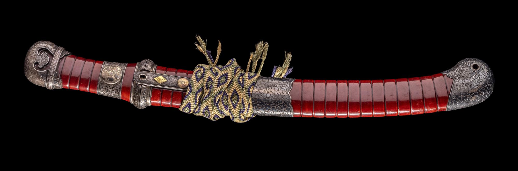 A Tanto Blade in Scabbard