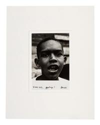 [PHOTOGRAPHY]. 2 photos of young Black subjects, incl. Boy, from "Harlem Document" by Aaron Siskind.