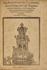[British Isles] The dolefull Lamentation or Cheap-side Crosse: Or old England sick of the Staggers...