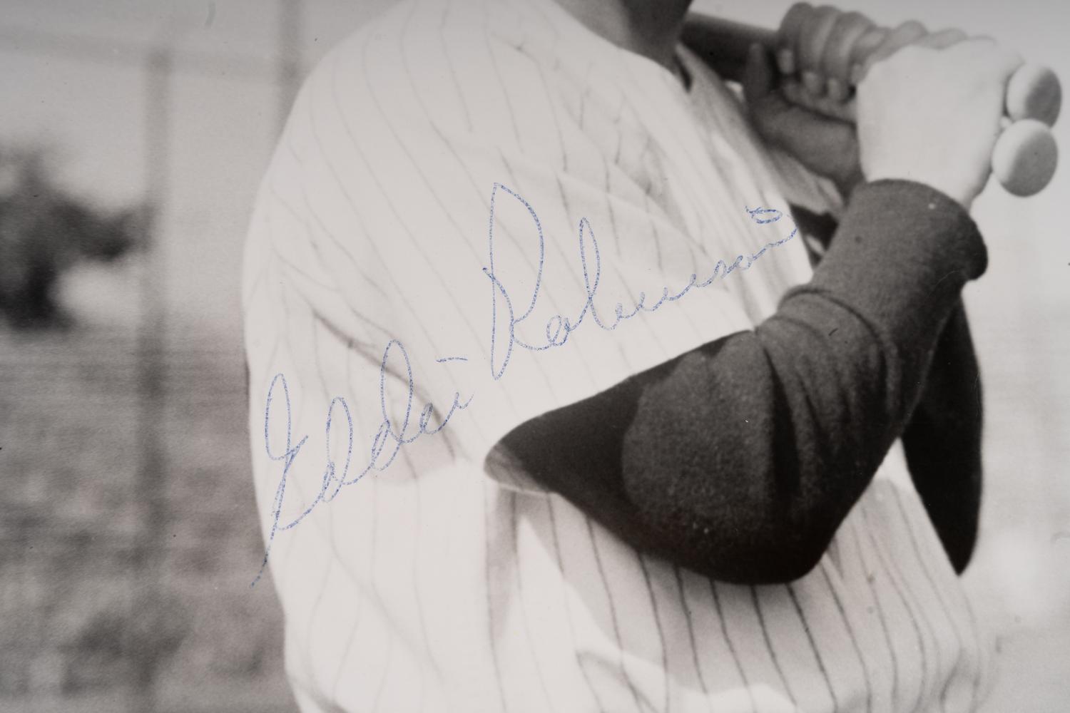 A Group of 1950s Comiskey Park Chicago White Sox Signed Type One Photographs and Ephemera Including Nellie Fox Signed Photograph,