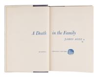 AGEE, James (1909-1955). A Death in the Family . New York: McDowell, Obolensky, 1957.