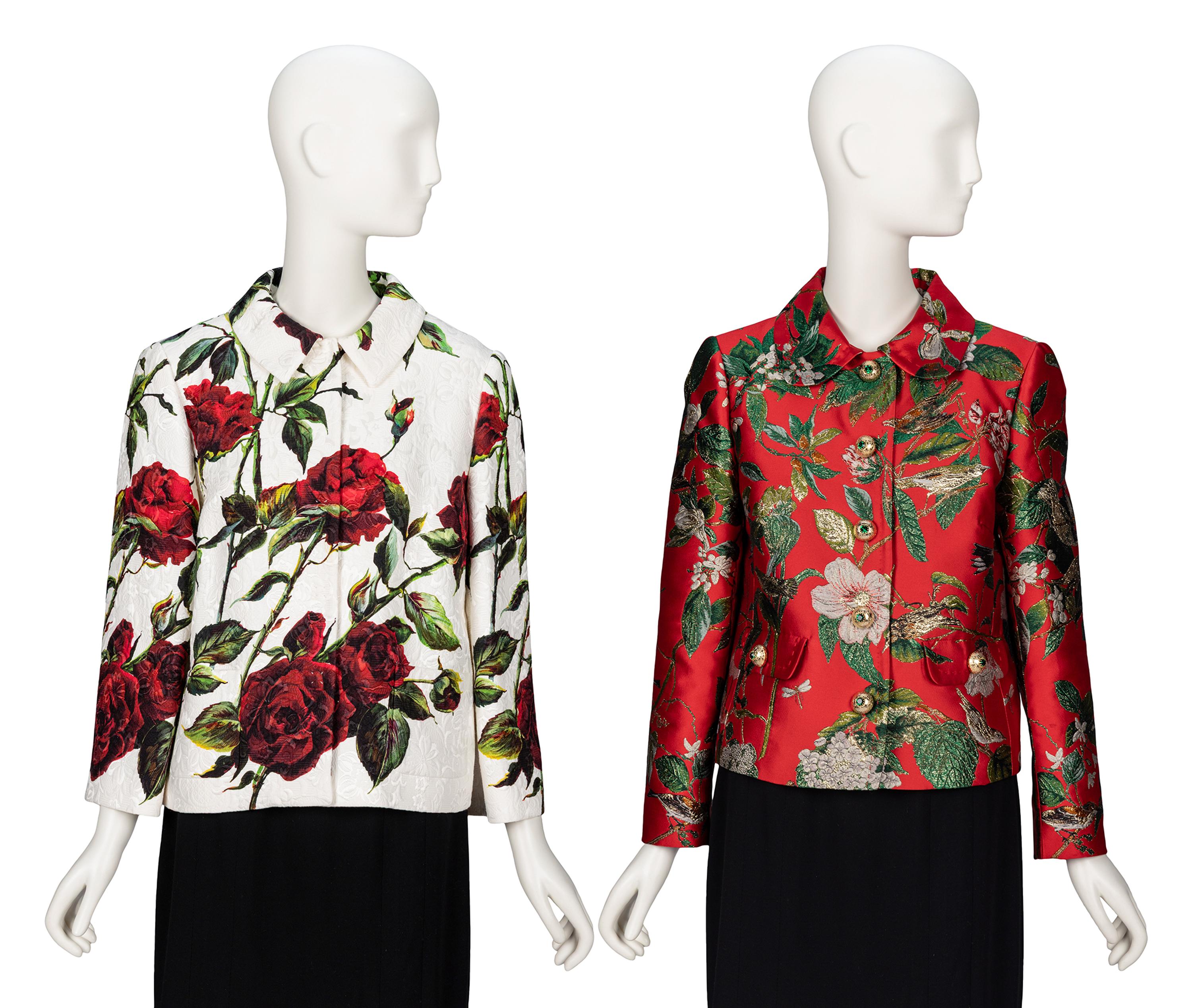 Dolce & Gabbana, Two Floral Jackets