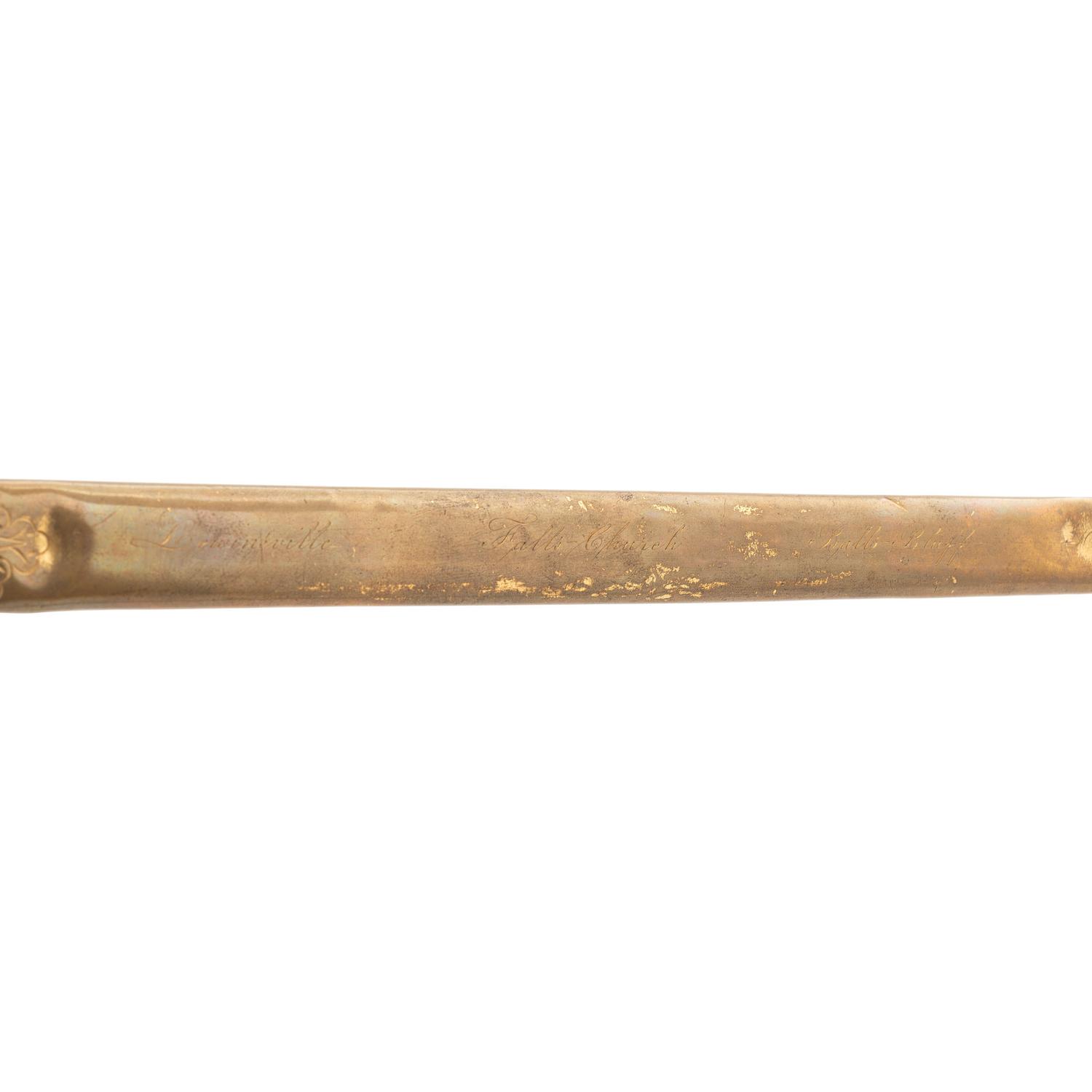Presentation Horstmann Scabbard to Surgeon Martin Rizer, 72nd PA - Philadelphia Fire Zouaves with Militia Sword