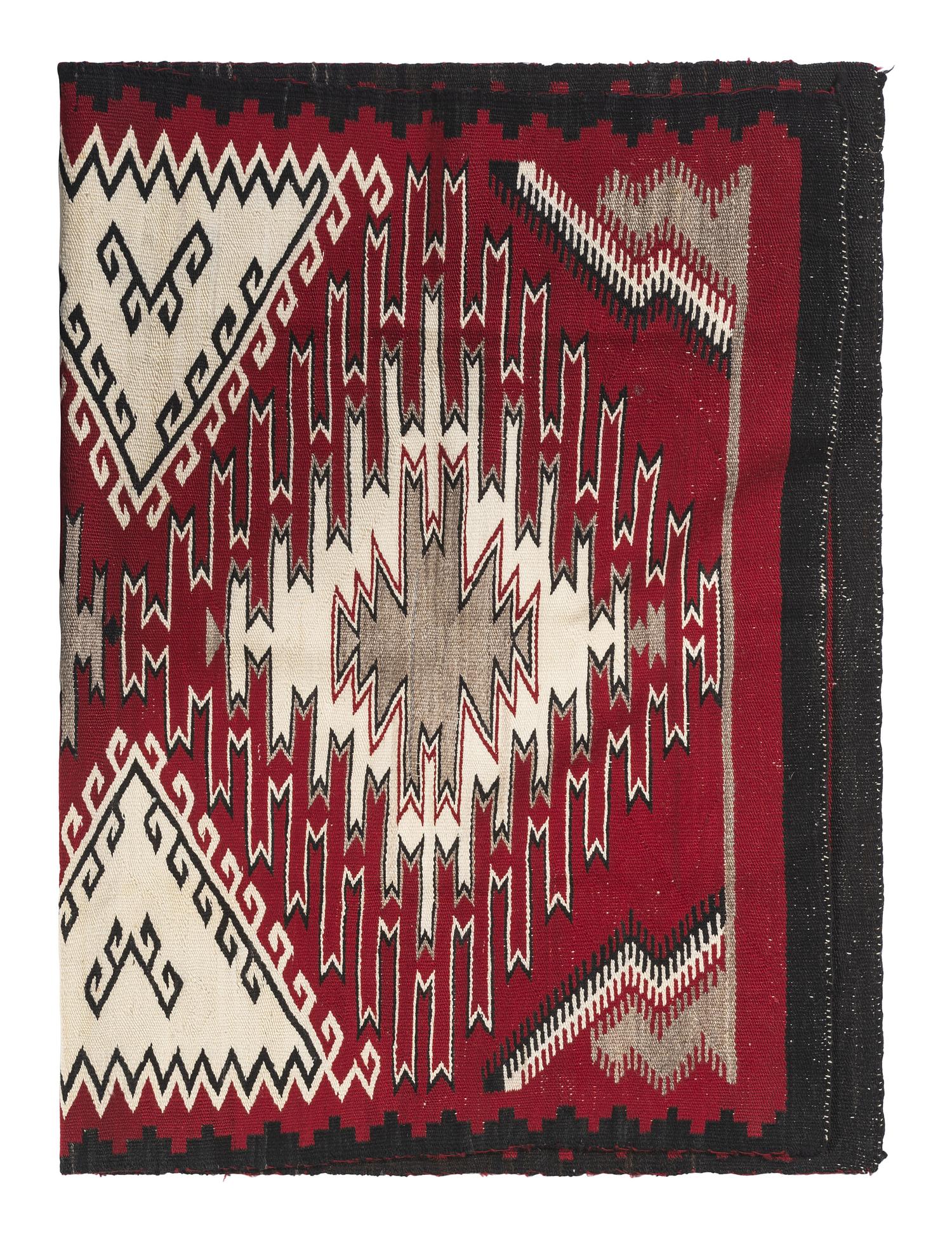 Navajo Red Mesa Outline Weaving / Rug