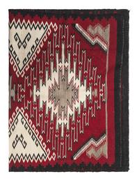 Navajo Red Mesa Outline Weaving / Rug
