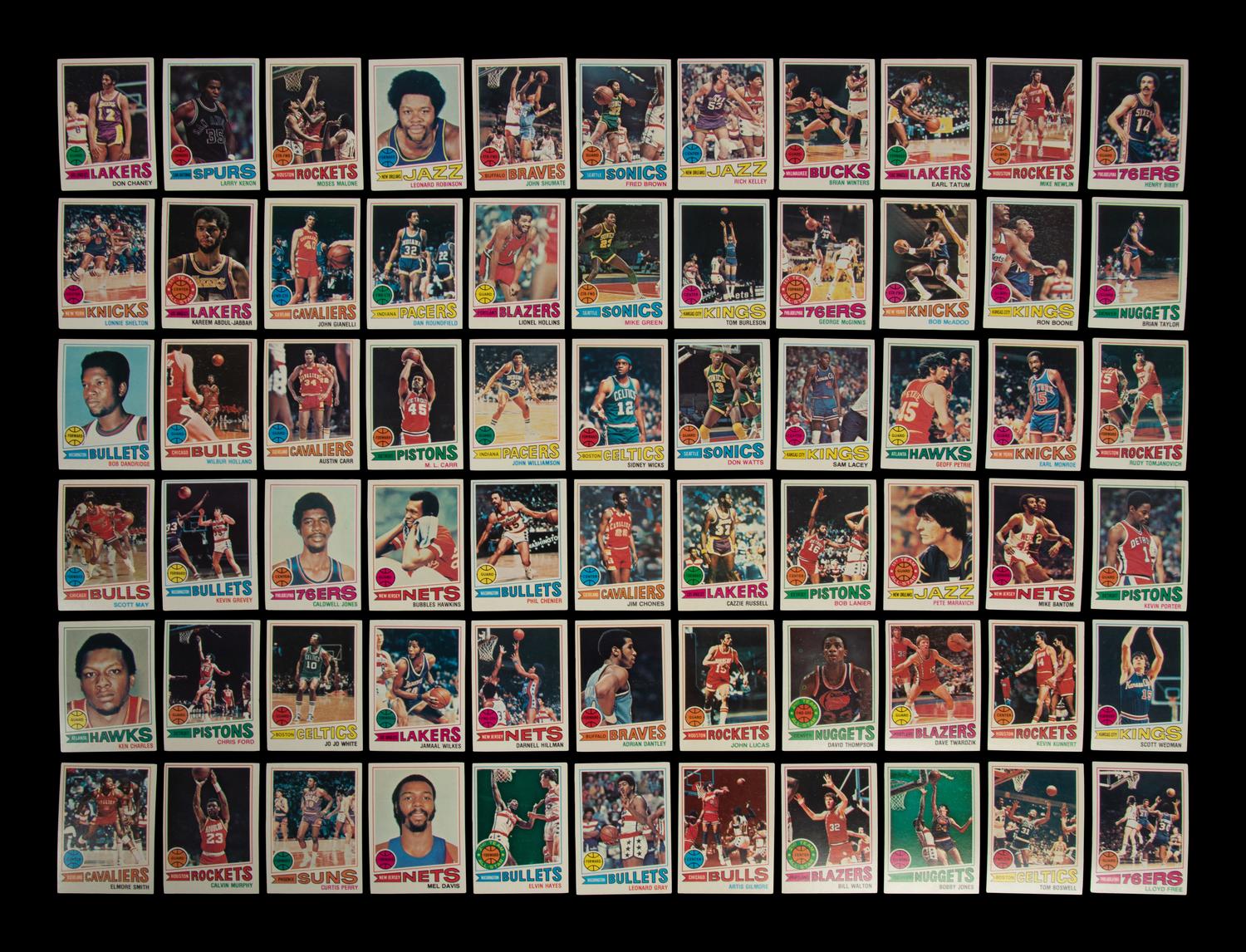 A Complete Set of 1977-78 Topps Basketball Cards,