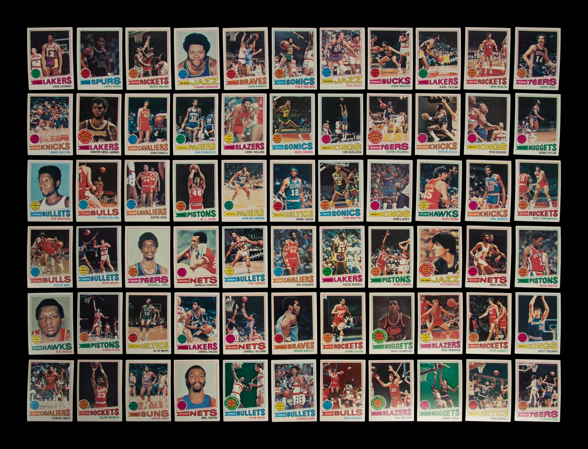 A Complete Set of 1977-78 Topps Basketball Cards,