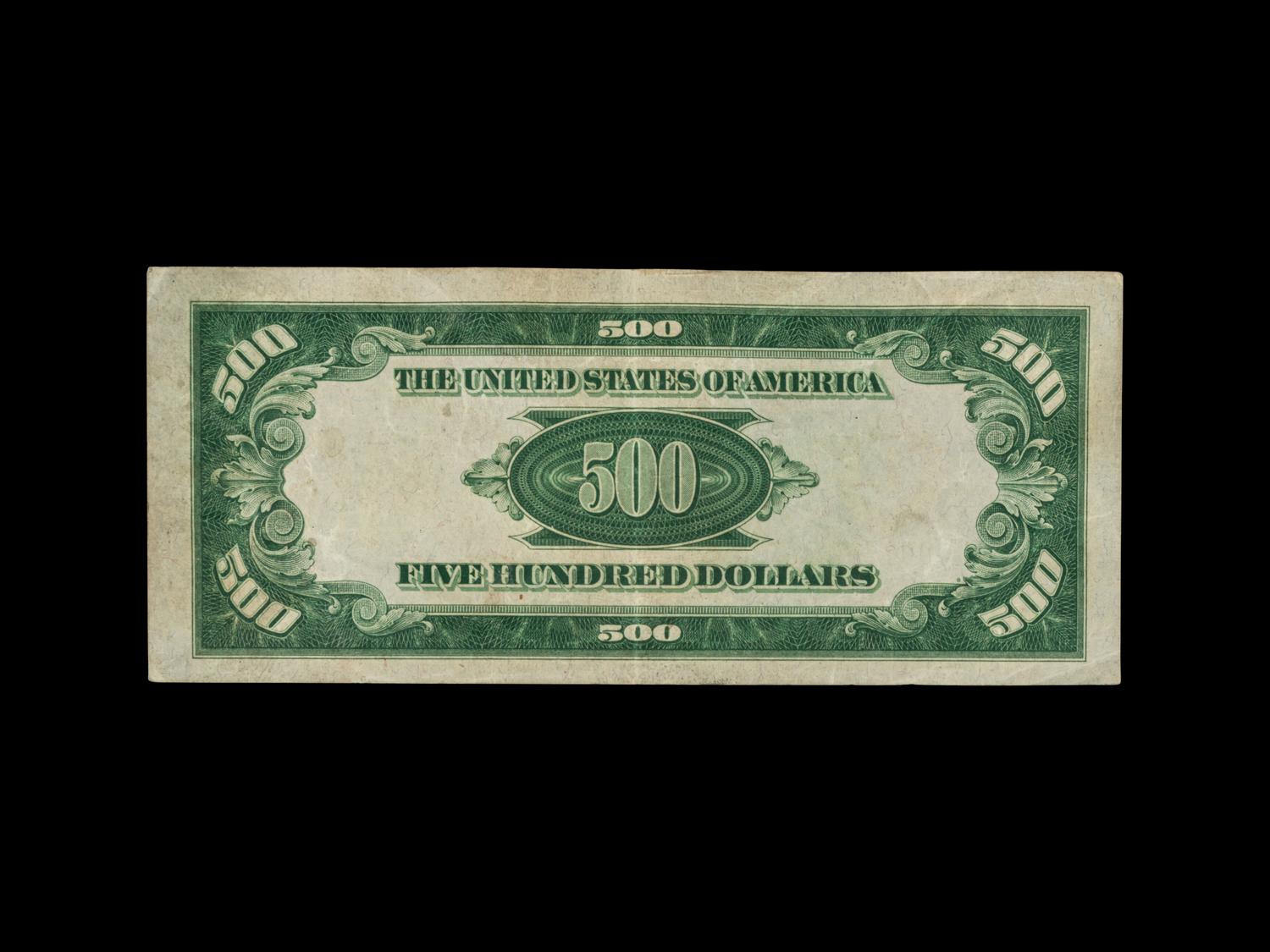Three $500 Federal Reserve Notes