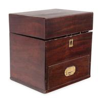 A Regency Mahogany Domestic Medicine Chest