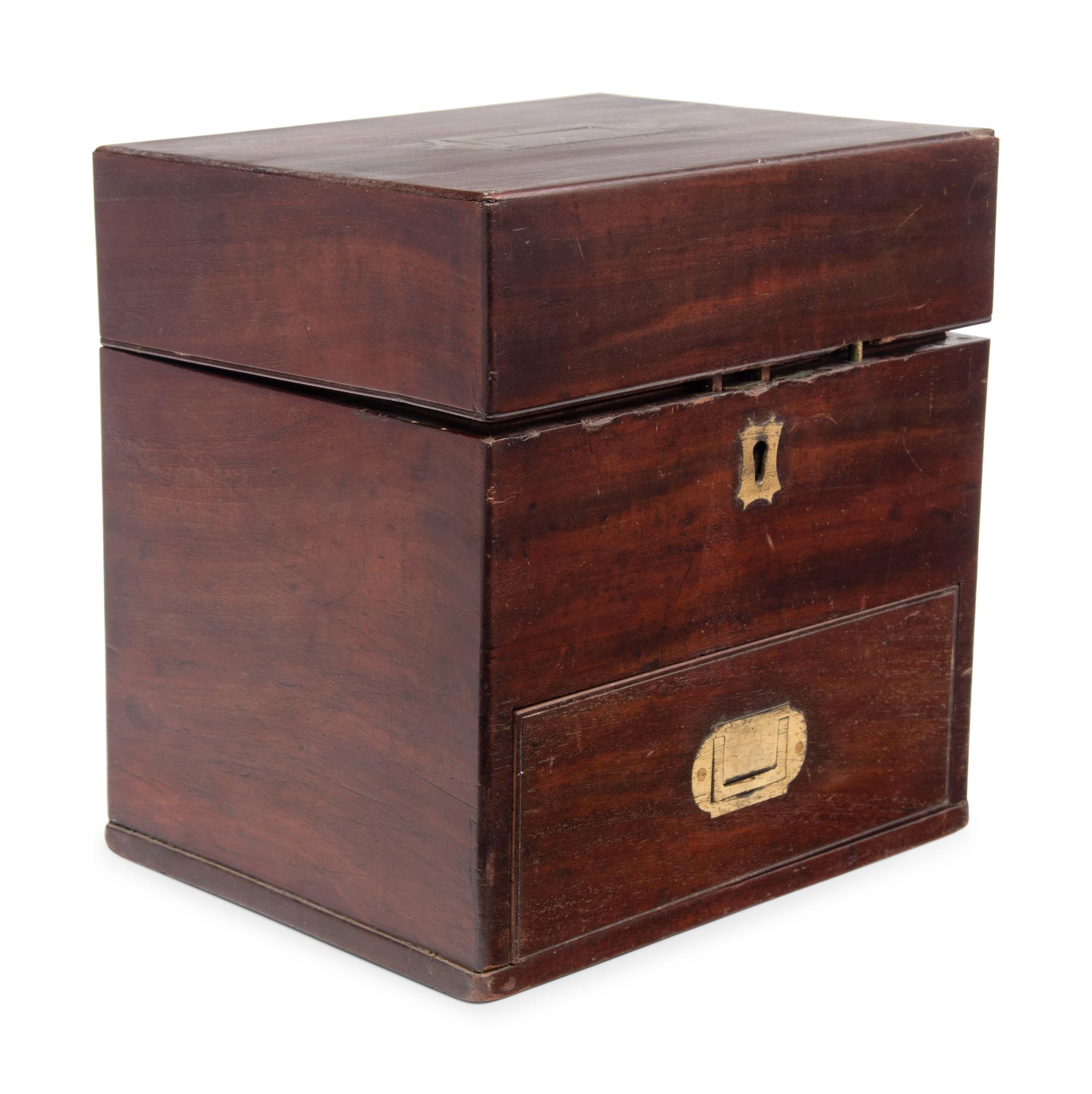 A Regency Mahogany Domestic Medicine Chest