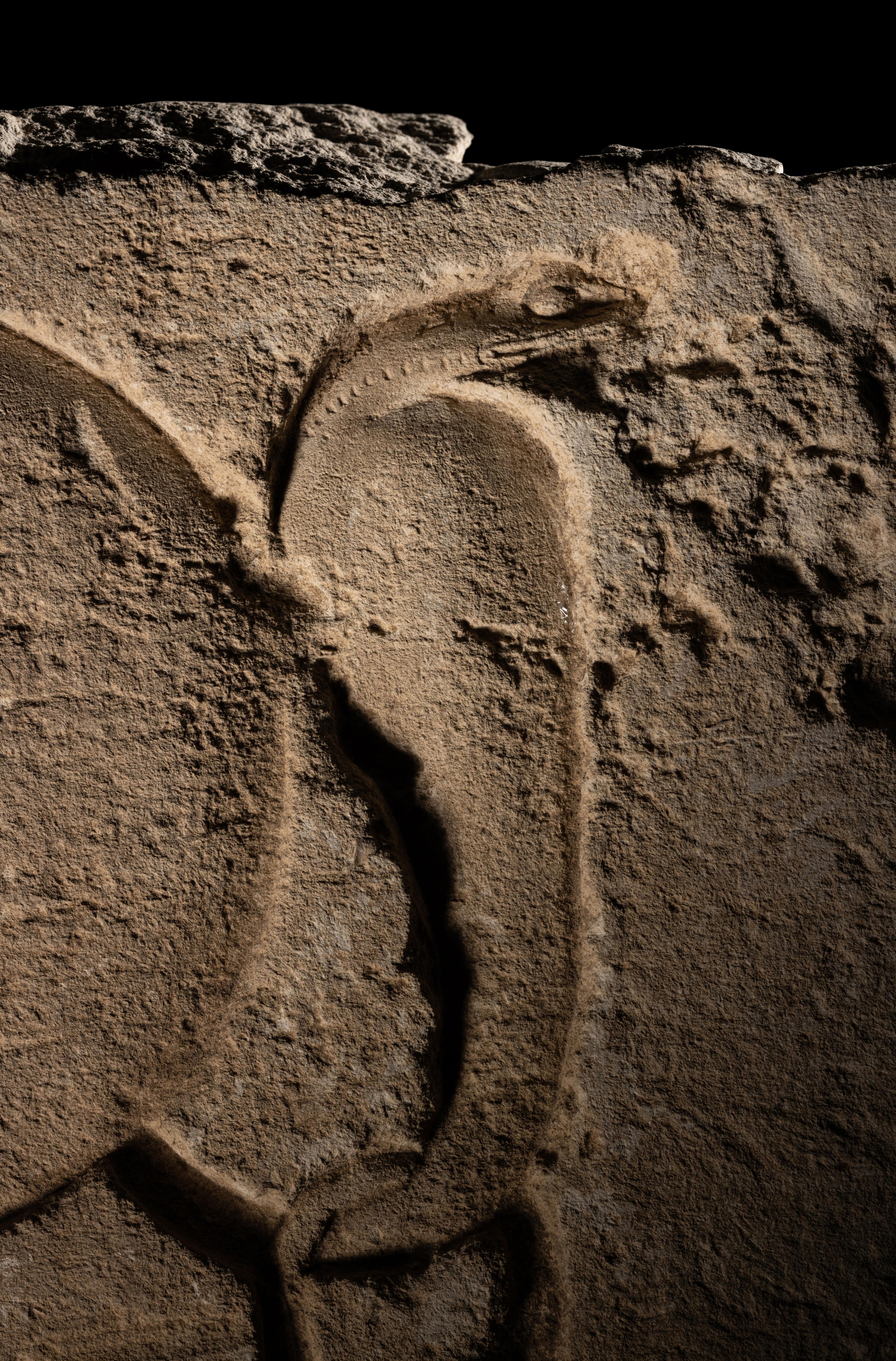 An Egyptian Limestone Relief of Ptolemy II