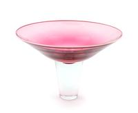 An Art Glass Center Bowl Height 10 1/4 x diameter 15 inches. — YOUNG & CONSTANTIN, SECOND-HALF 20TH CENTURY