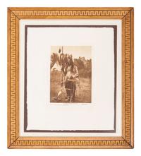 CURTIS, Edward S (1868-1952), photographer. 3 works, including two platinum photographs of a Native American subjects.