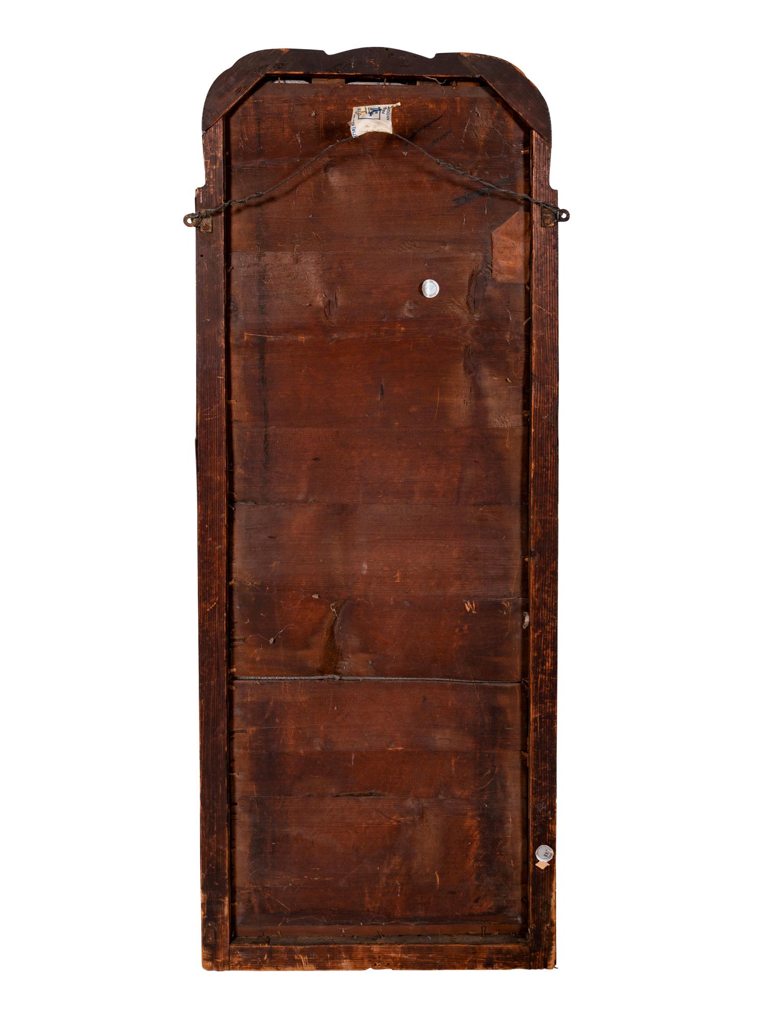 A George I Parcel Gilt Walnut Pier Mirror